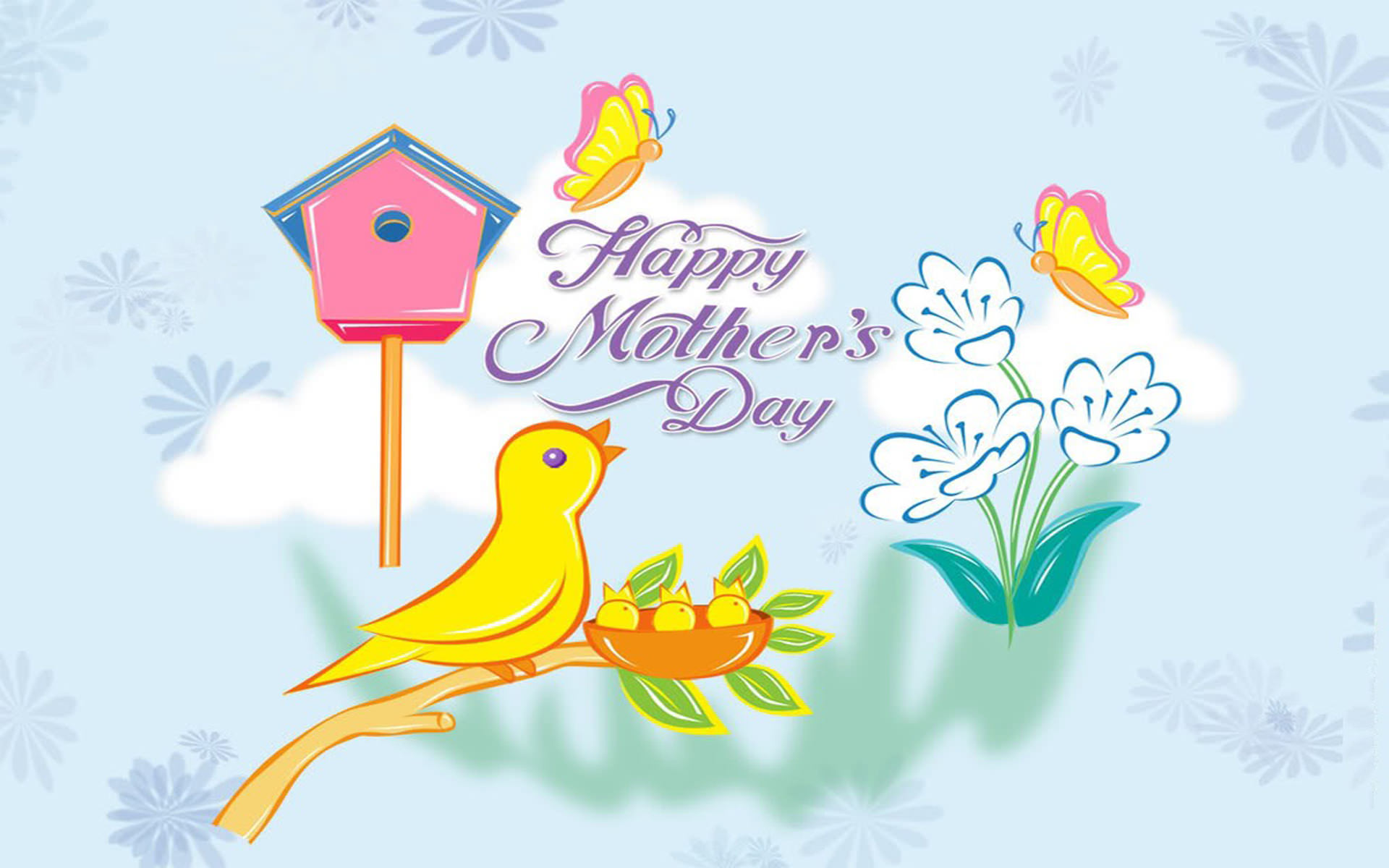 Beautiful Cute Happy Mother Day , HD Wallpaper & Backgrounds