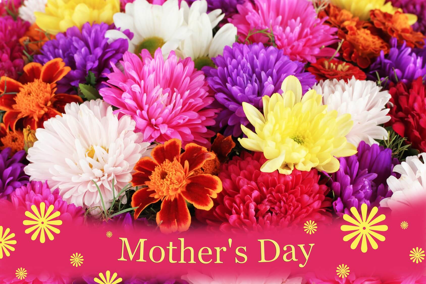 Happy Mothers Day Flowers Bouquet , HD Wallpaper & Backgrounds