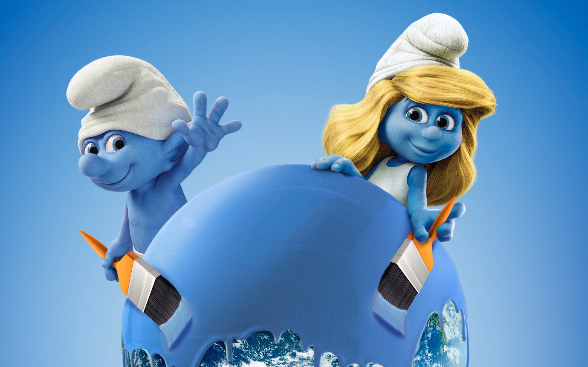 Smurfs Movie Poster , HD Wallpaper & Backgrounds