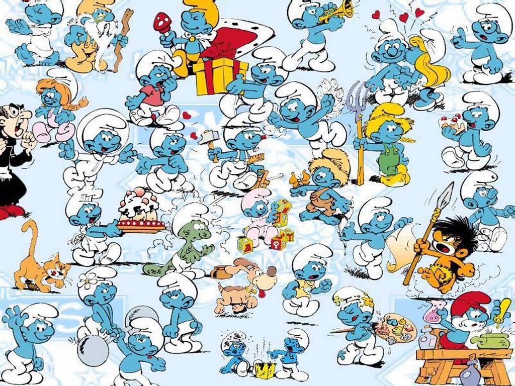 Smurfs Wallpaper - All Smurfs , HD Wallpaper & Backgrounds