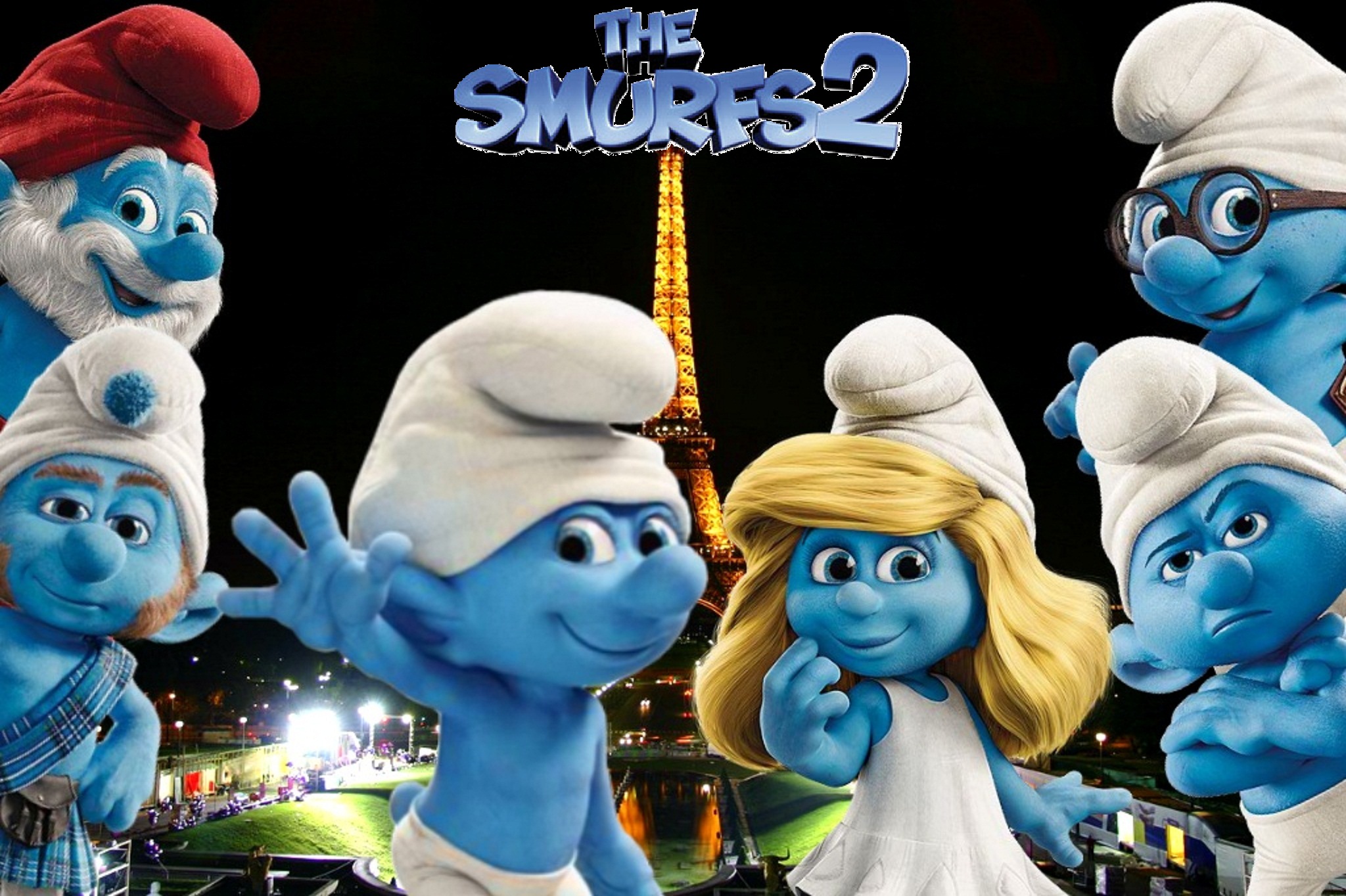 Smurfs Wallpaper - Smurfs 2 , HD Wallpaper & Backgrounds