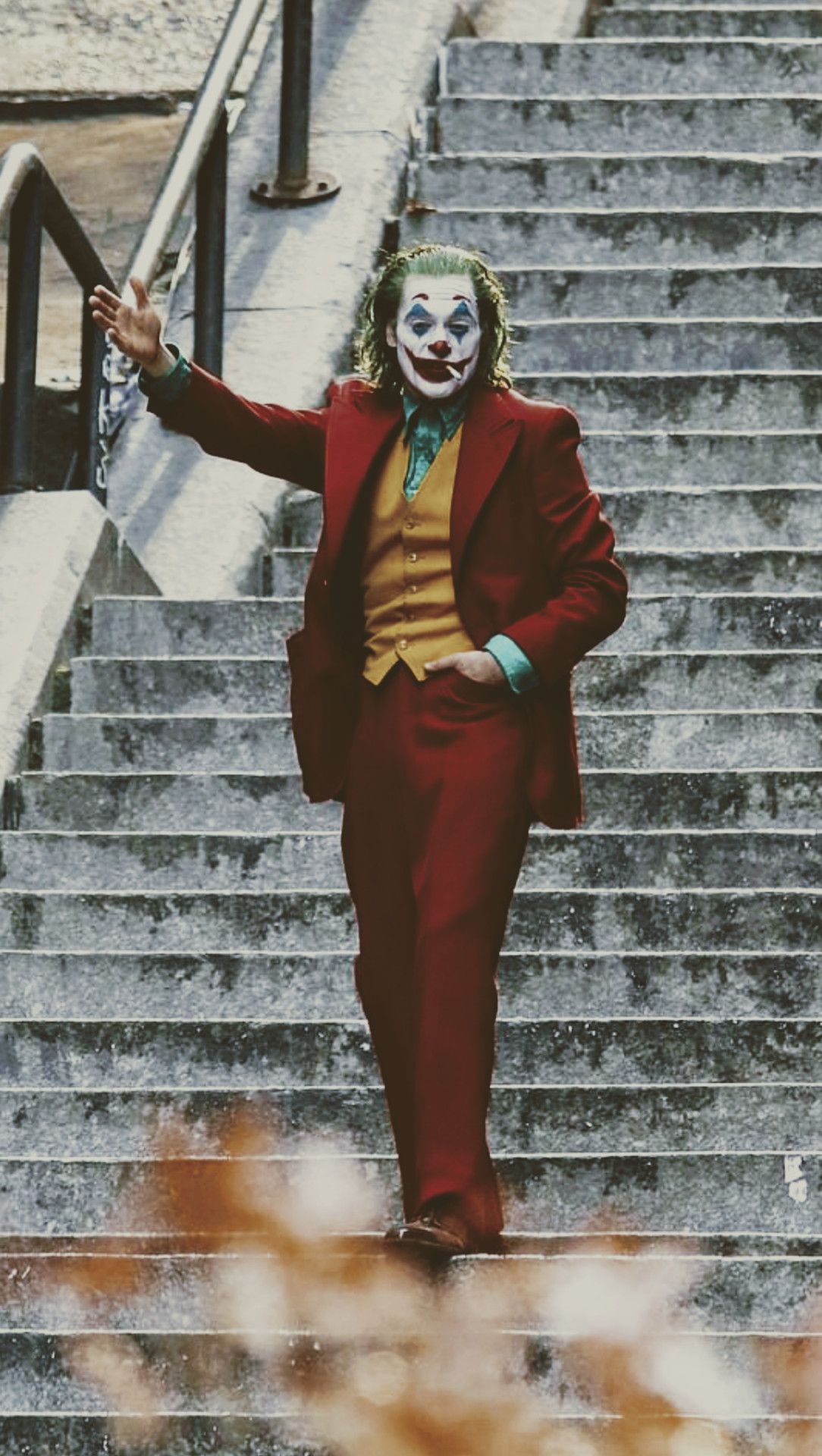 Joker Dancing On Stairs , HD Wallpaper & Backgrounds