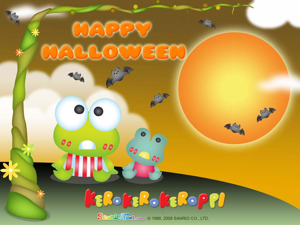 Halloween Wallpaper - Keroppi Halloween , HD Wallpaper & Backgrounds