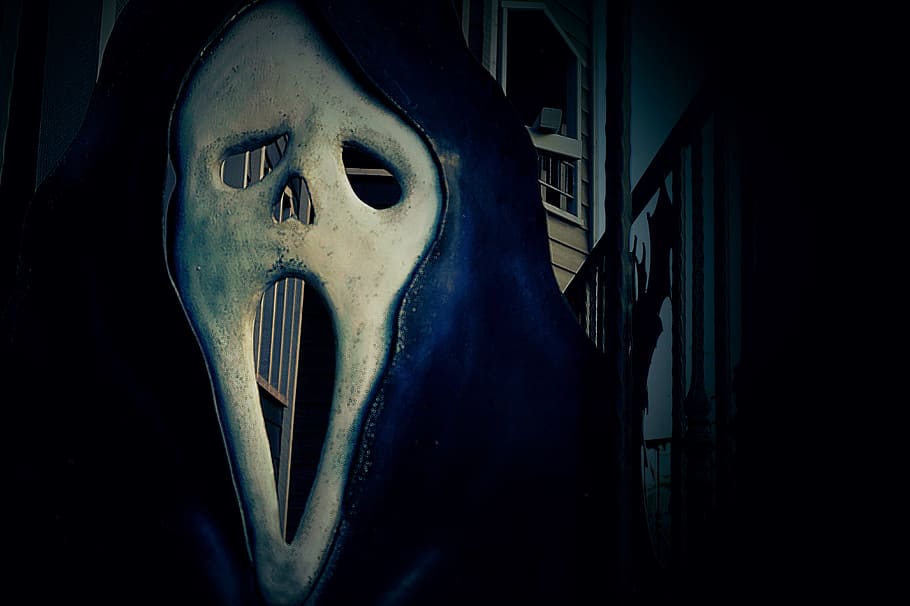 Ghost, Creepy, Scary, Halloween, Haunted, Mask, Horror, - Haunted Ghost , HD Wallpaper & Backgrounds