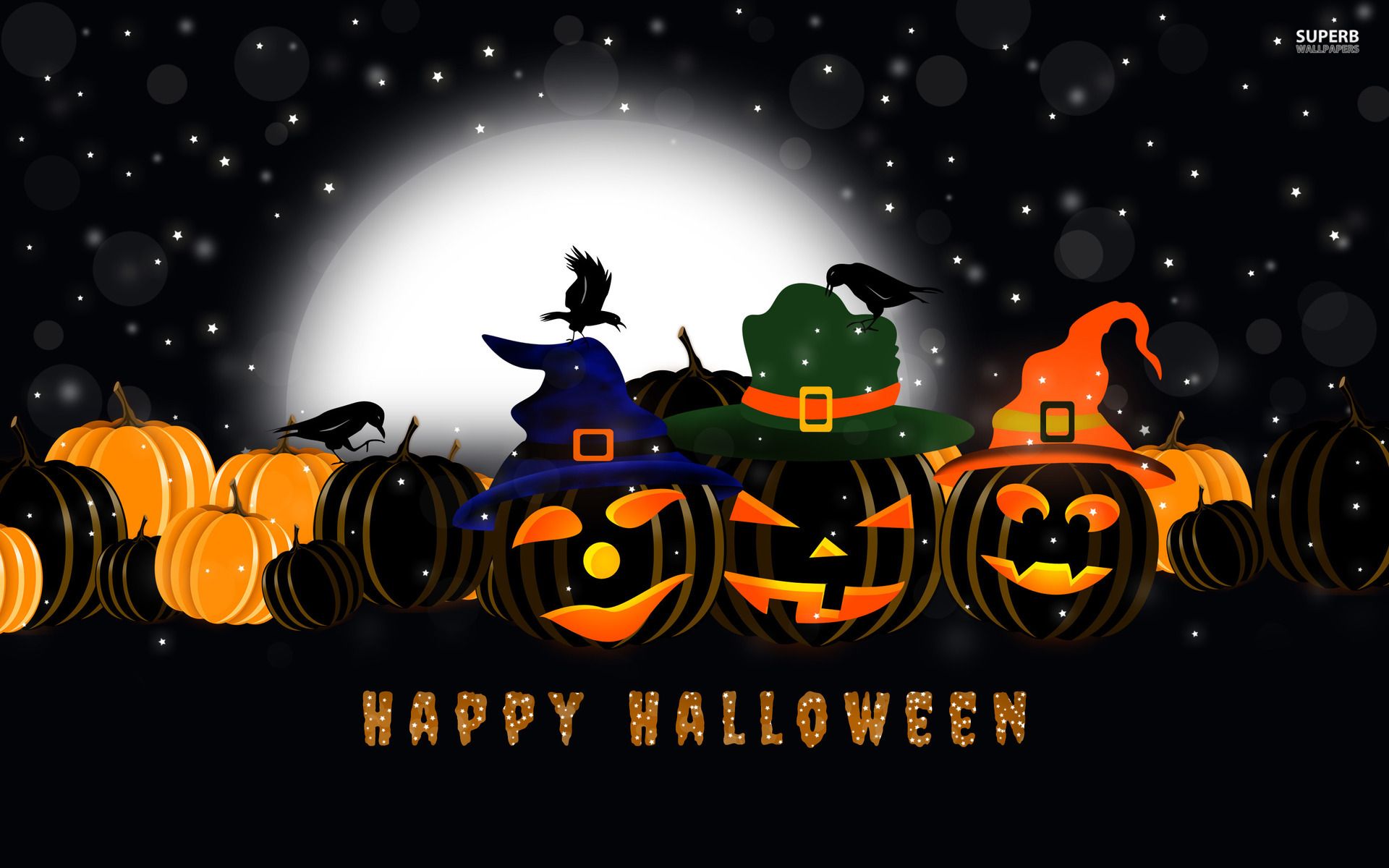 Animated Cute Happy Halloween , HD Wallpaper & Backgrounds