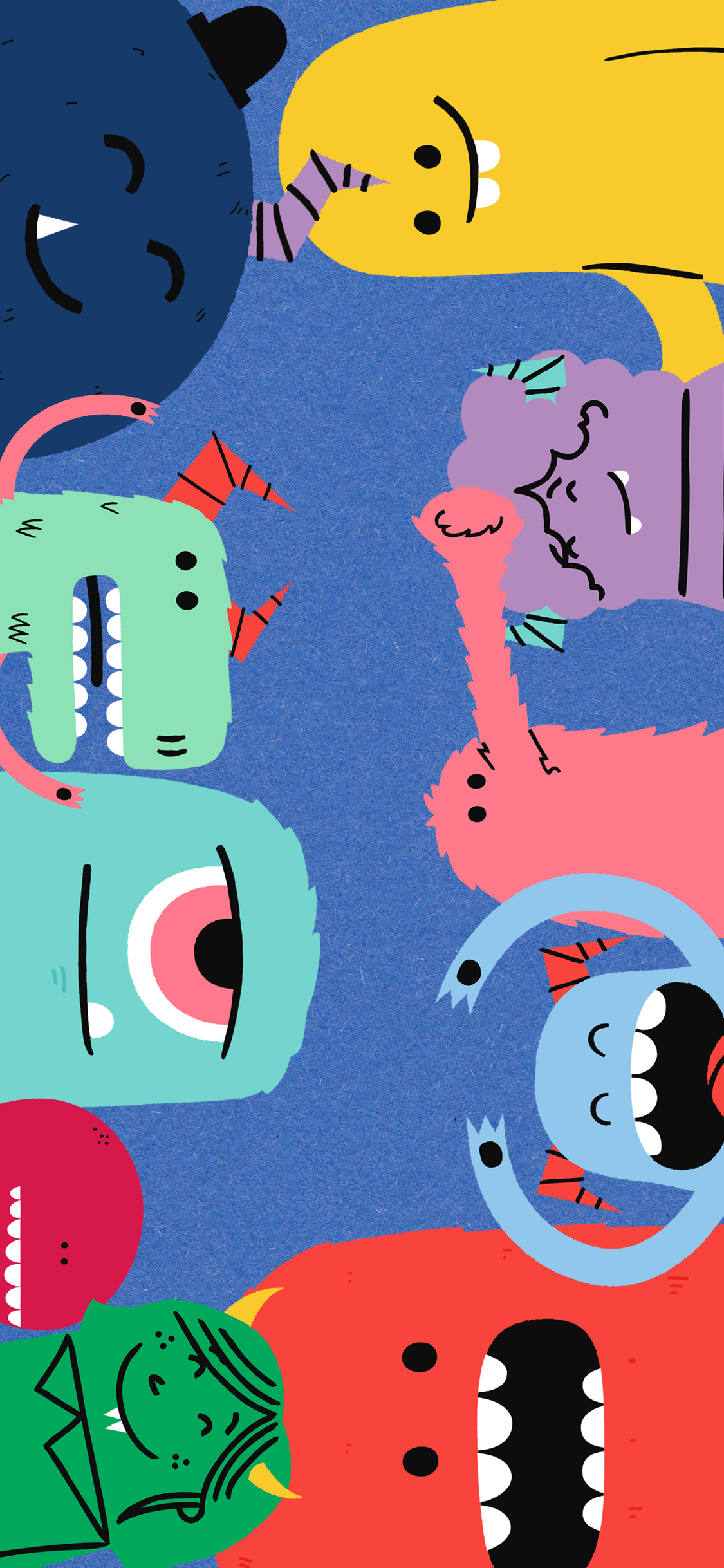 Monster Cartoon Wallpaper For Iphone , HD Wallpaper & Backgrounds