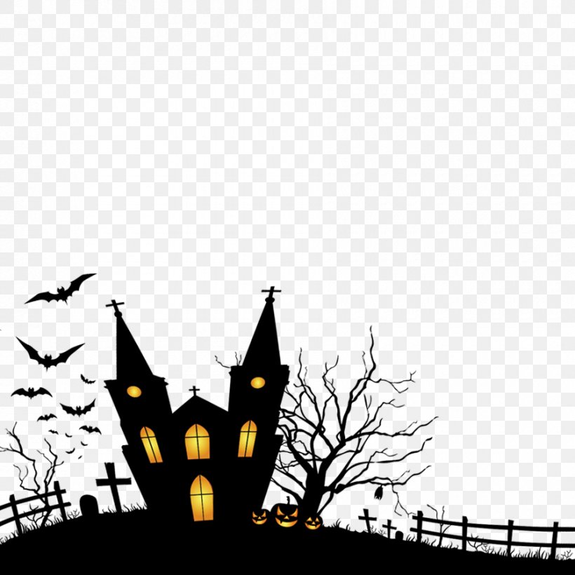 Halloween Theme Black And White , HD Wallpaper & Backgrounds