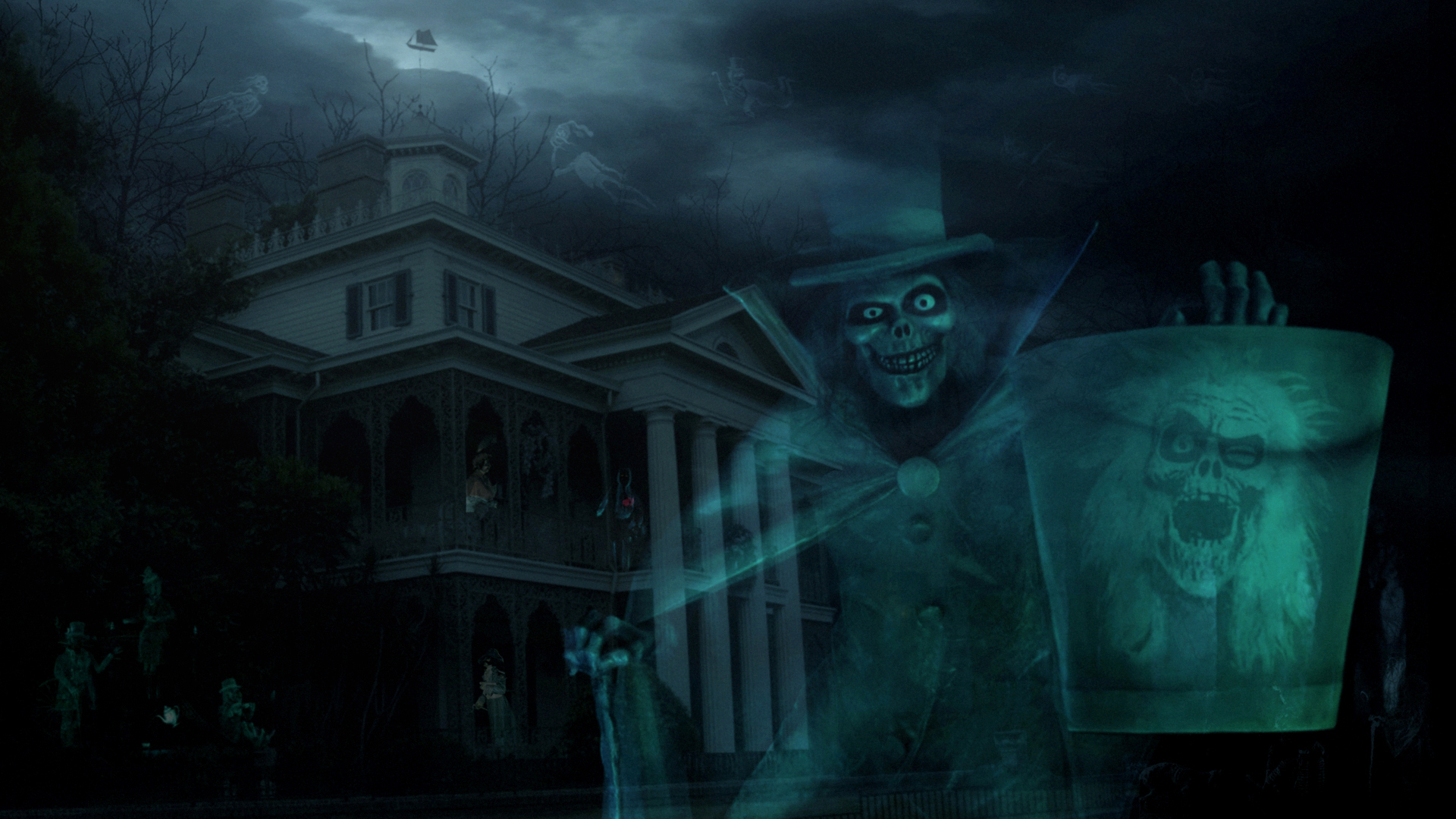 Disneyland Haunted Mansion Wallpaper Haunted Mansion - Disneyland Haunted Mansion Background , HD Wallpaper & Backgrounds