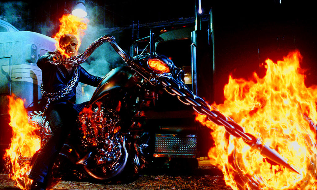 Awesome Ghost Rider Bike Wallpaper - Ghost Rider , HD Wallpaper & Backgrounds