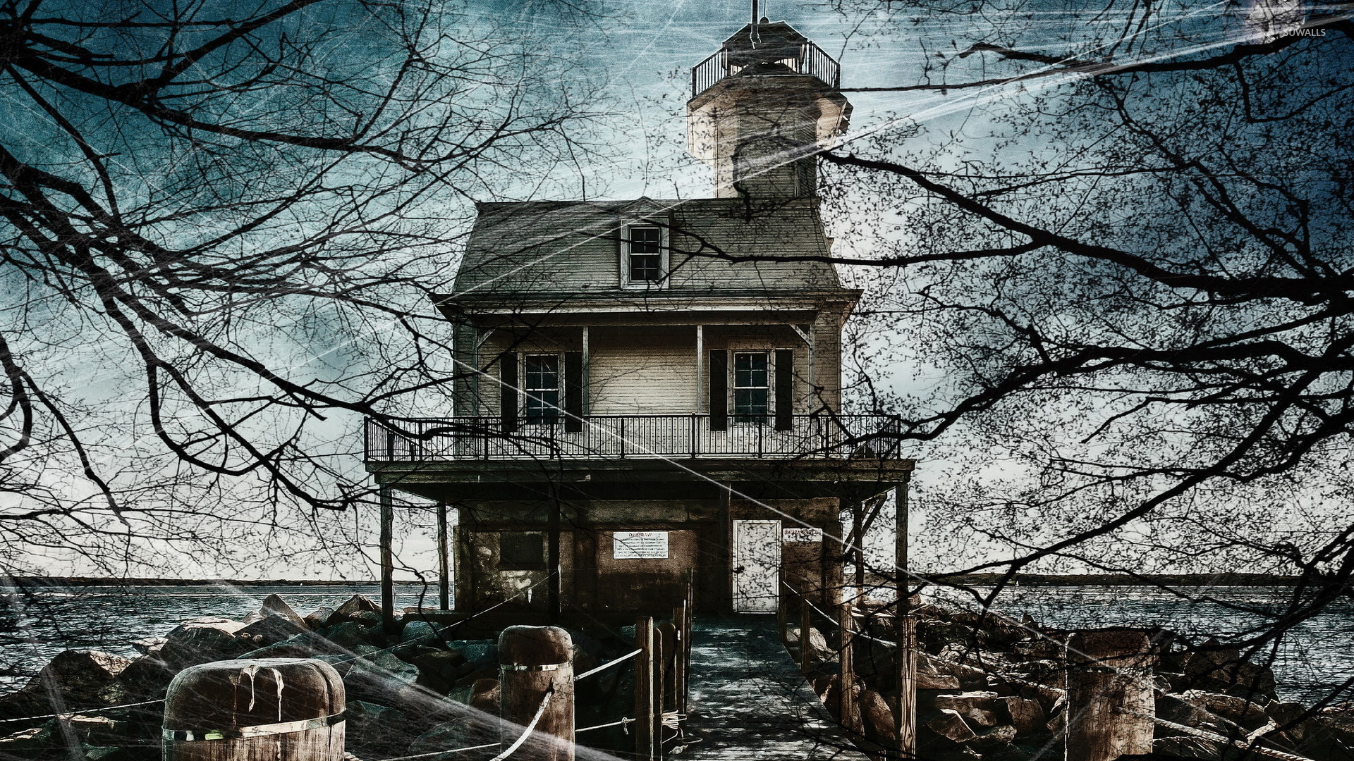 Hd Horror House Background , HD Wallpaper & Backgrounds