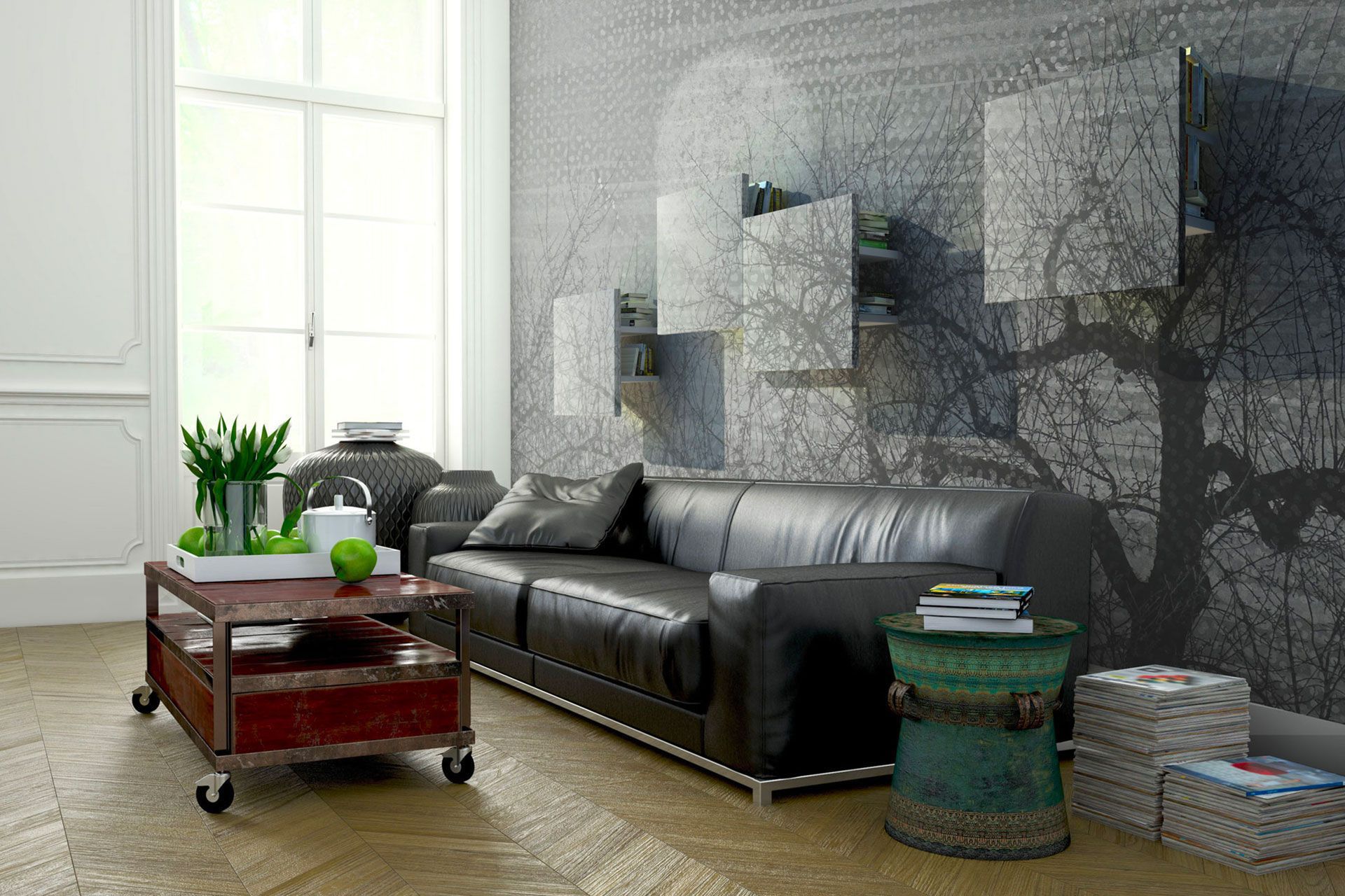 Design Wallpaper - Studio Couch , HD Wallpaper & Backgrounds