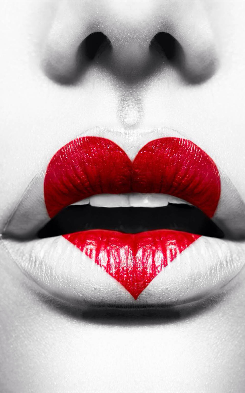 Lips Wallpaper For Mobile , HD Wallpaper & Backgrounds