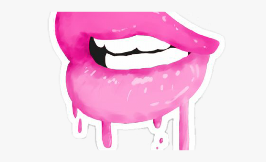Clipart Wallpaper Blink - Dripping Lips Png , HD Wallpaper & Backgrounds
