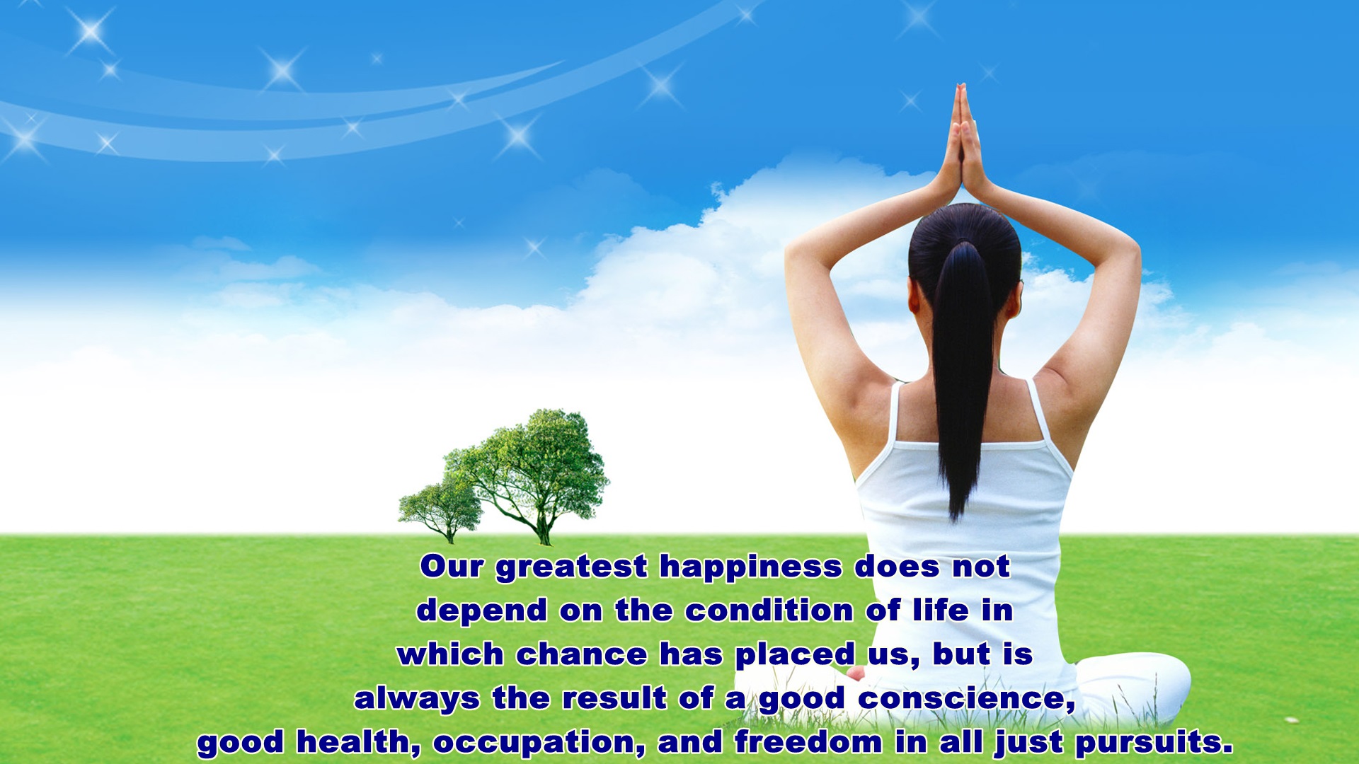 Health Wallpaper Hd Quote - International Yoga Day Yoga For Peace And Harmony Quote , HD Wallpaper & Backgrounds
