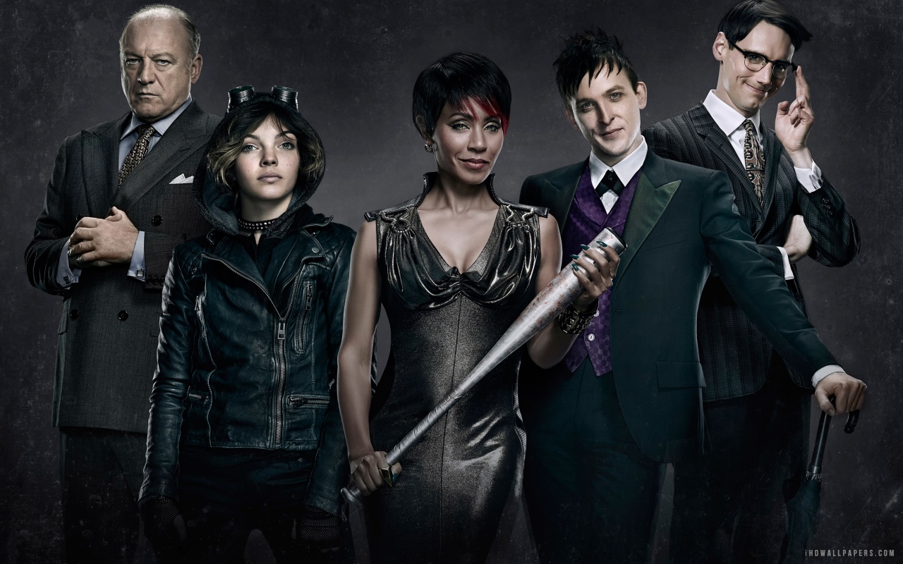 Gotham Tv Series Cast 2014 Hd Wallpaper - Gotham Villains , HD Wallpaper & Backgrounds