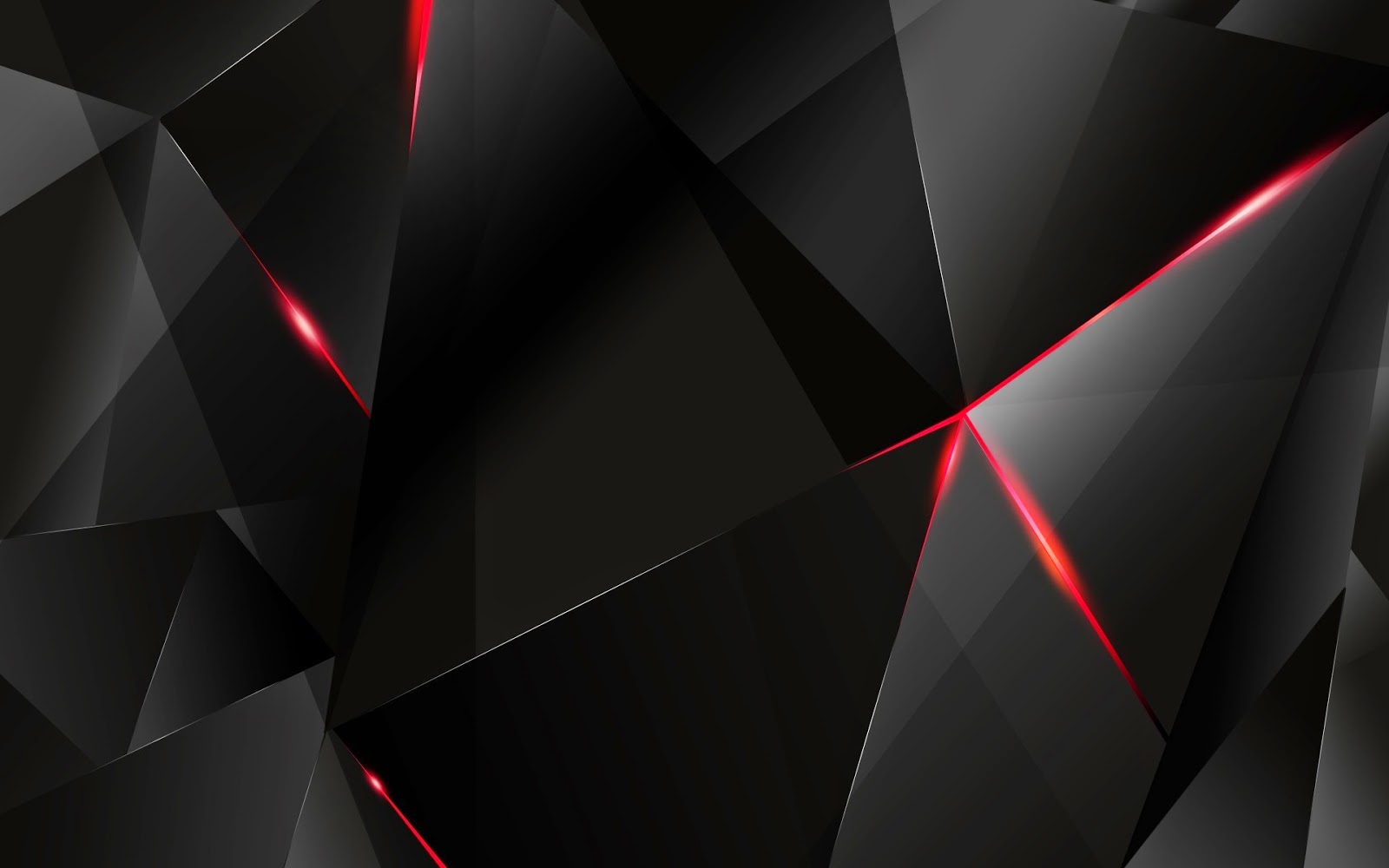 3d Black Polygon Wallpaper Desktop Wallpapers Hd - High Resolution Black And Red Background , HD Wallpaper & Backgrounds