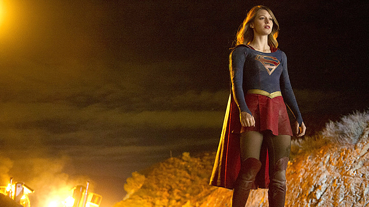 Supergirl Hd Wallpaper - Supergirl Star Melissa Benoist , HD Wallpaper & Backgrounds
