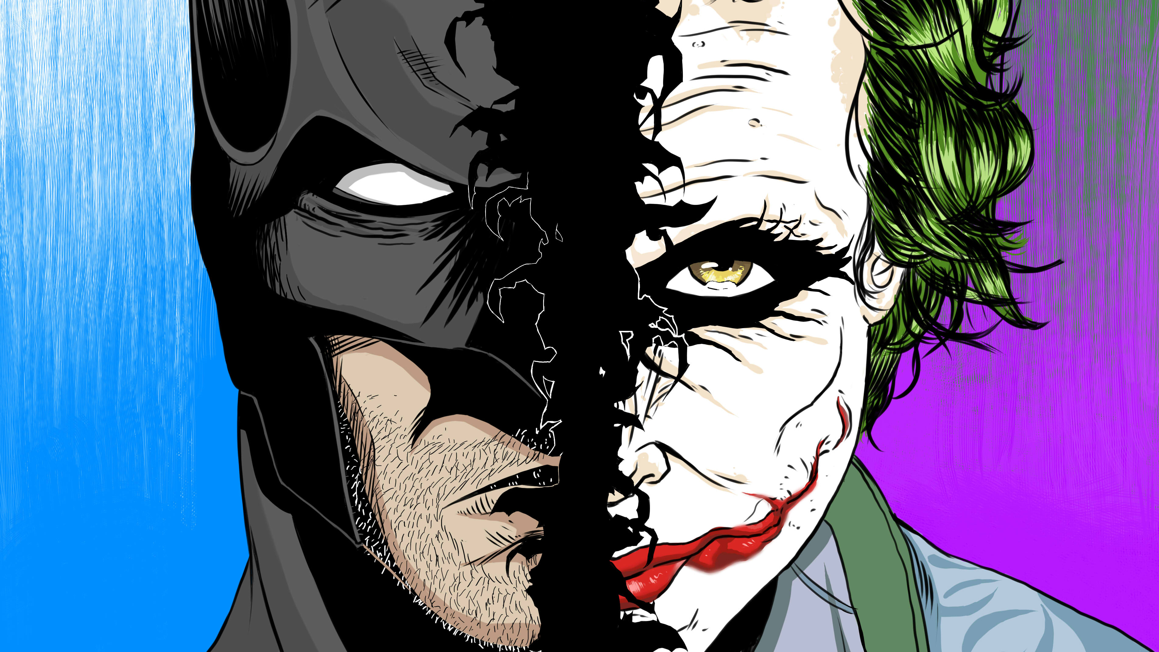 Joker Vs Batman , HD Wallpaper & Backgrounds