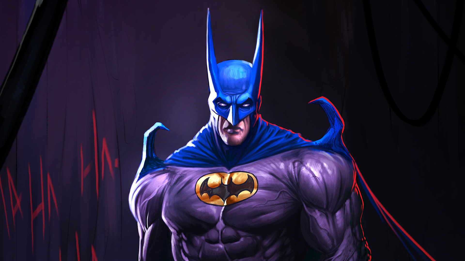 Comics Batman Joker Concept Art Dc Comics Hd Wallpapers - Evil Batman Iphone , HD Wallpaper & Backgrounds