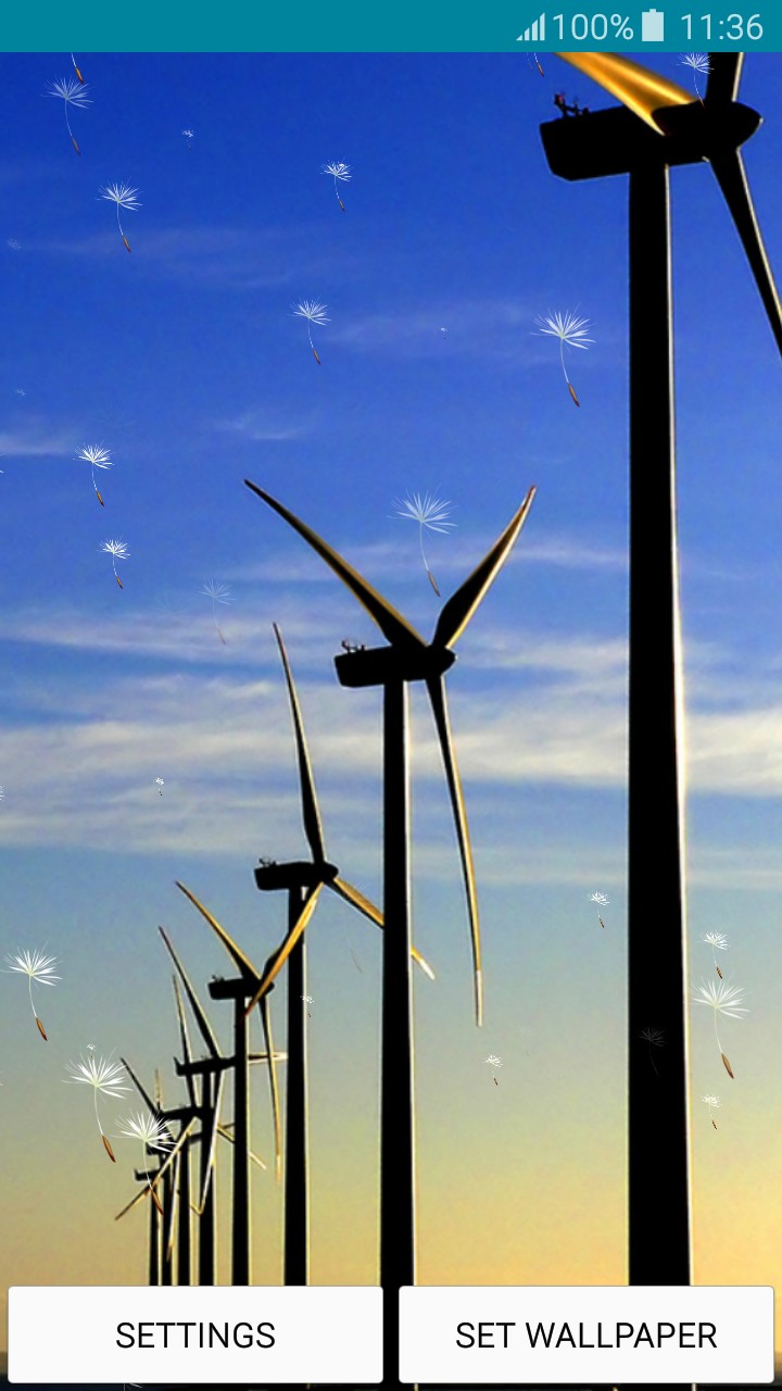 Live Wallpapers Windmill - Wind Energy , HD Wallpaper & Backgrounds