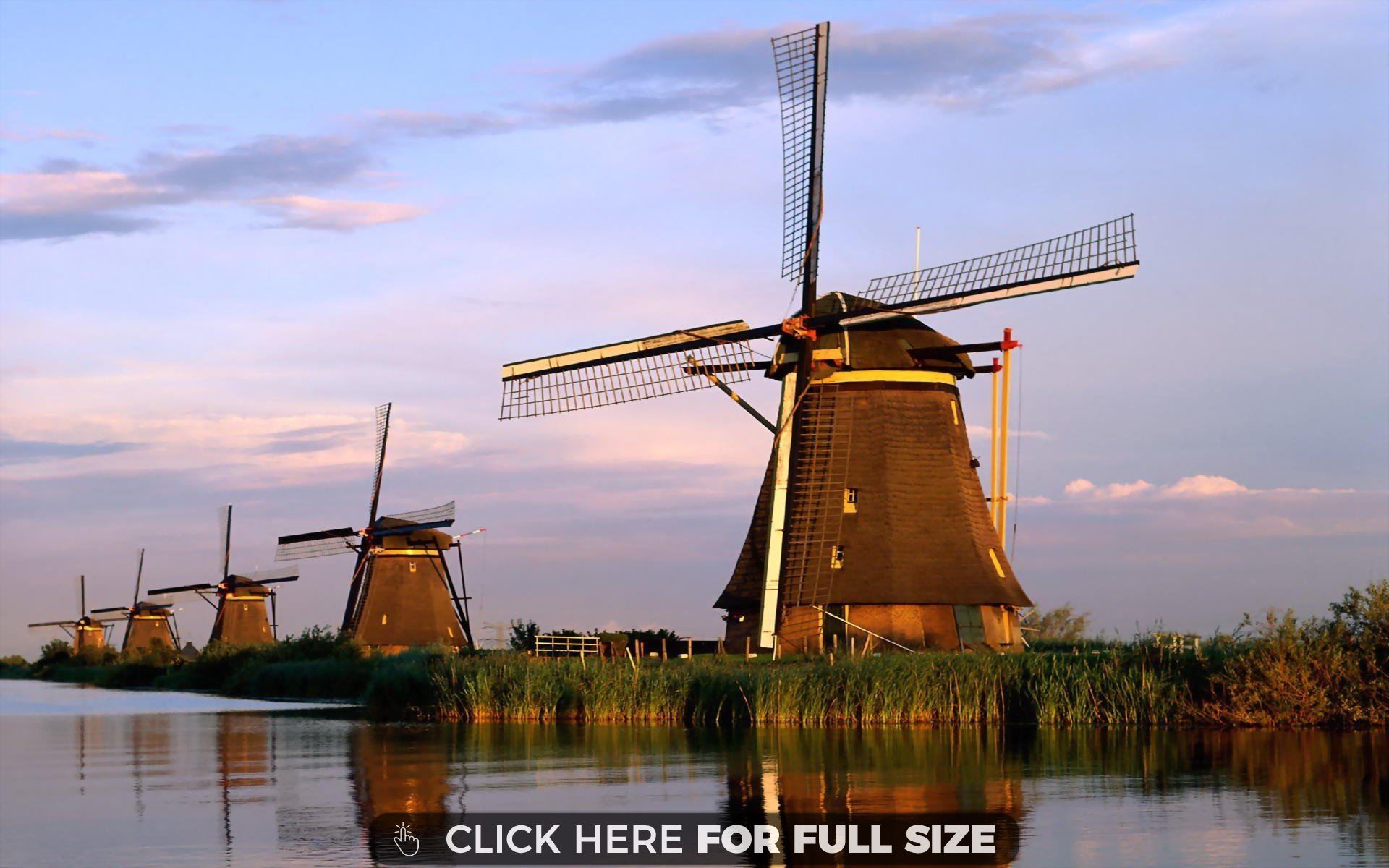 Dutch Windmills Wallpaper Desktop Wallpapers Windmi - Windmill Dutch , HD Wallpaper & Backgrounds