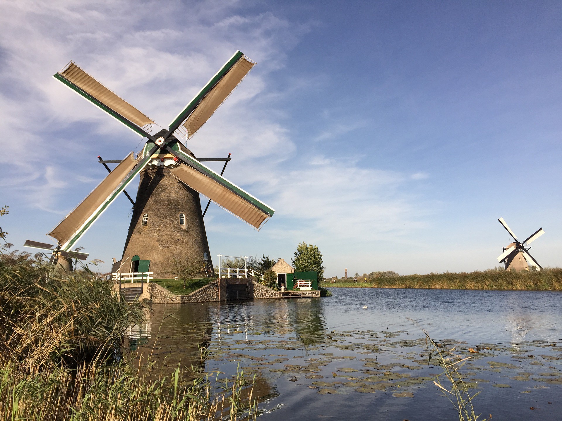 Kinderdijk Windmill , HD Wallpaper & Backgrounds