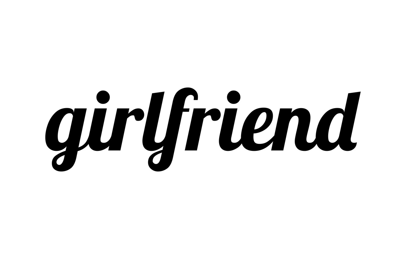 Photo Wallpaper Girlfriend, The Word, Girlfriend - Girlfriend Word , HD Wallpaper & Backgrounds