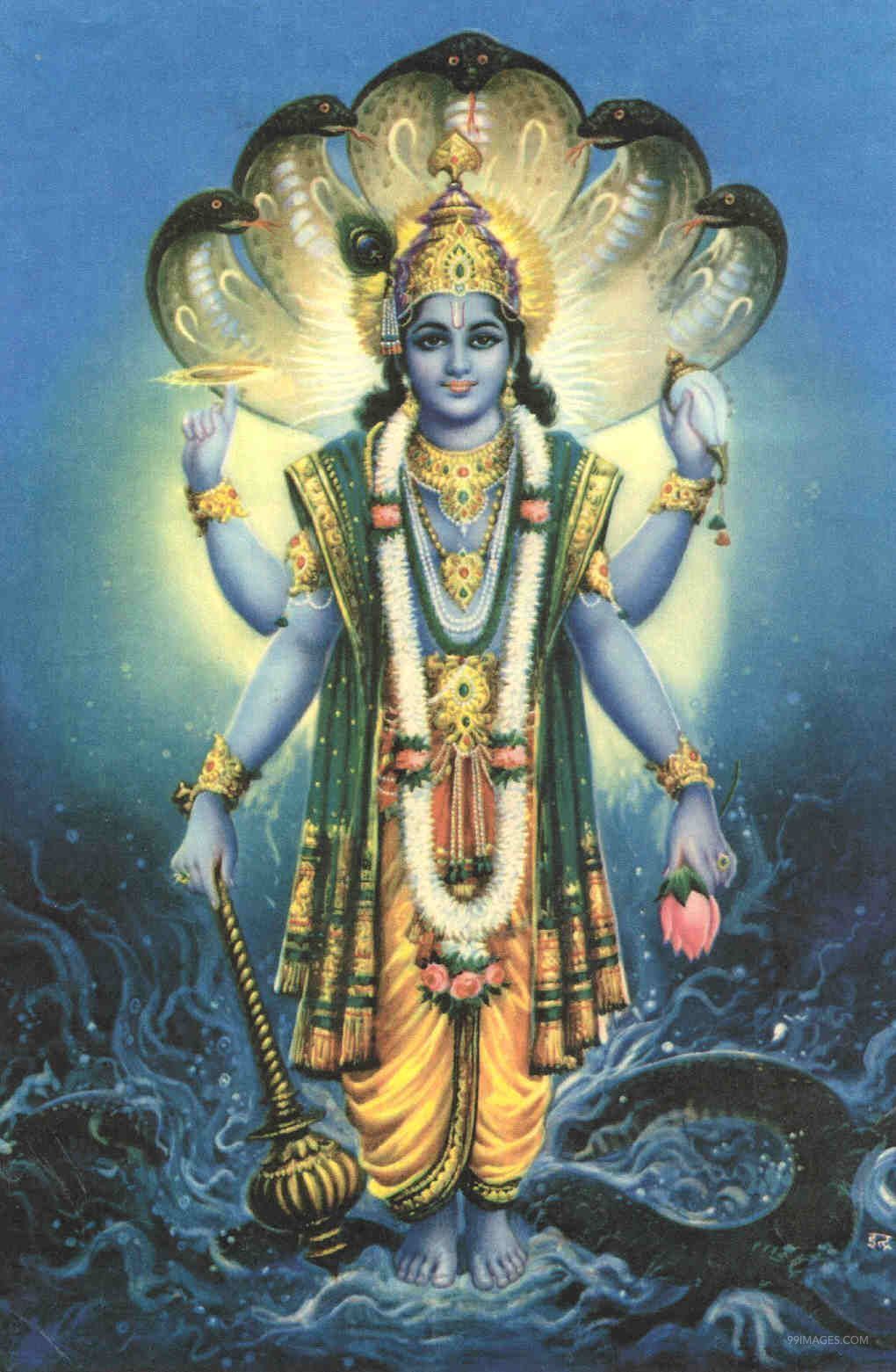 Lord Vishnu Hd Images (56118) - Lord Vishnu , HD Wallpaper & Backgrounds