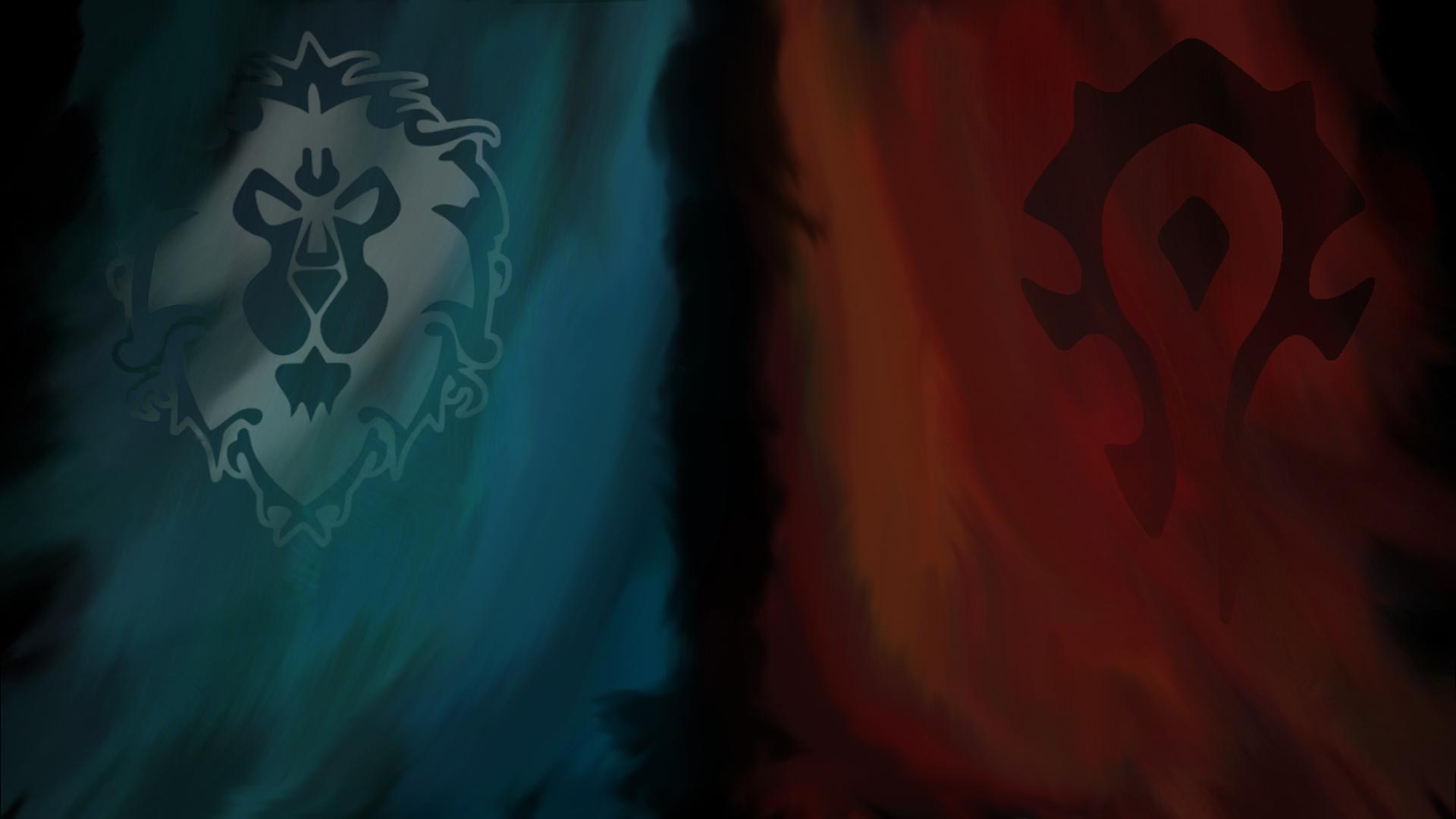 Larger Alliance And Horde Backgrounds As Requested - Alliance And Horde Wow , HD Wallpaper & Backgrounds