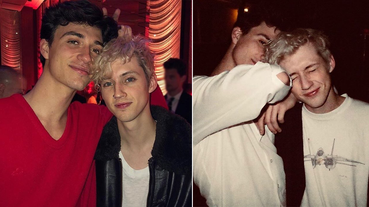 Troye Sivan And Boyfriend Jacob Bixenman Wallpaper - Troye Sivan And Jacob Cute , HD Wallpaper & Backgrounds