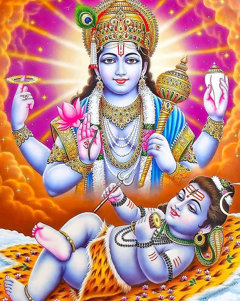 God Vishnu Top Hindu Bhagwan - Lord Vishnu , HD Wallpaper & Backgrounds