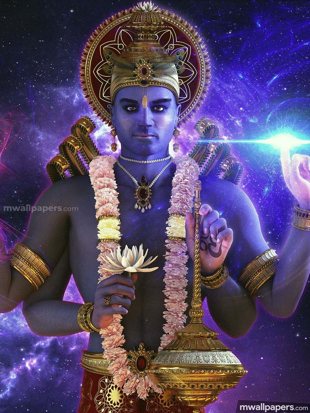 Lord Vishnu Hd Images (17184) - Lord Vishnu Hd , HD Wallpaper & Backgrounds