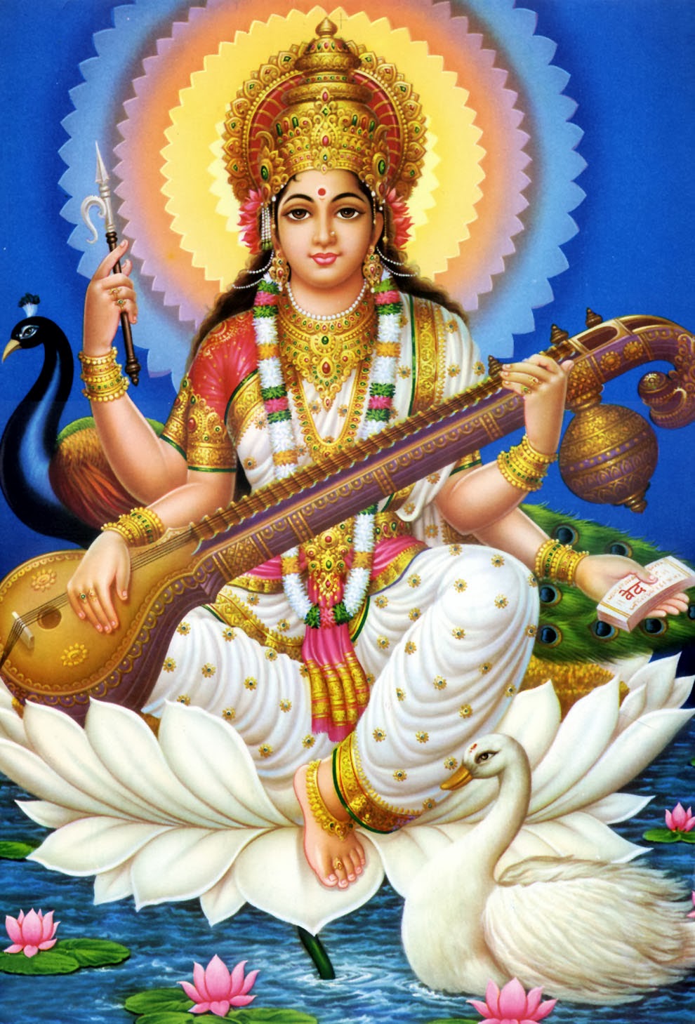 Saraswati Live Wallpaper - Saraswati Goddess , HD Wallpaper & Backgrounds
