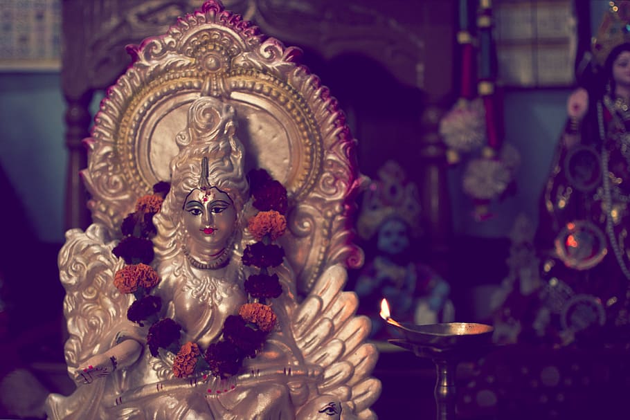 India, Kolkata, Goddes, Bengal, Culture, Ancient, Saraswati, - Swayambhu Arulmigu Adhiparasakthi Siddhar Peedam , HD Wallpaper & Backgrounds