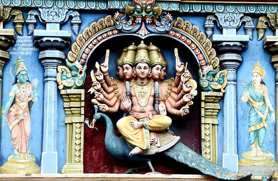 Indian God Altar, Madurai, Meenakshi Amman Temple, - God Madurai Meenakshi Temple , HD Wallpaper & Backgrounds