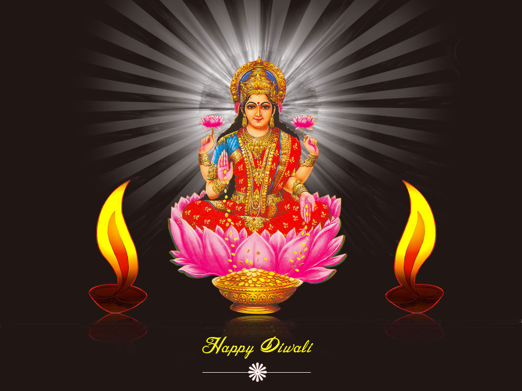 Happy Diwali Mother Lakshmi , HD Wallpaper & Backgrounds