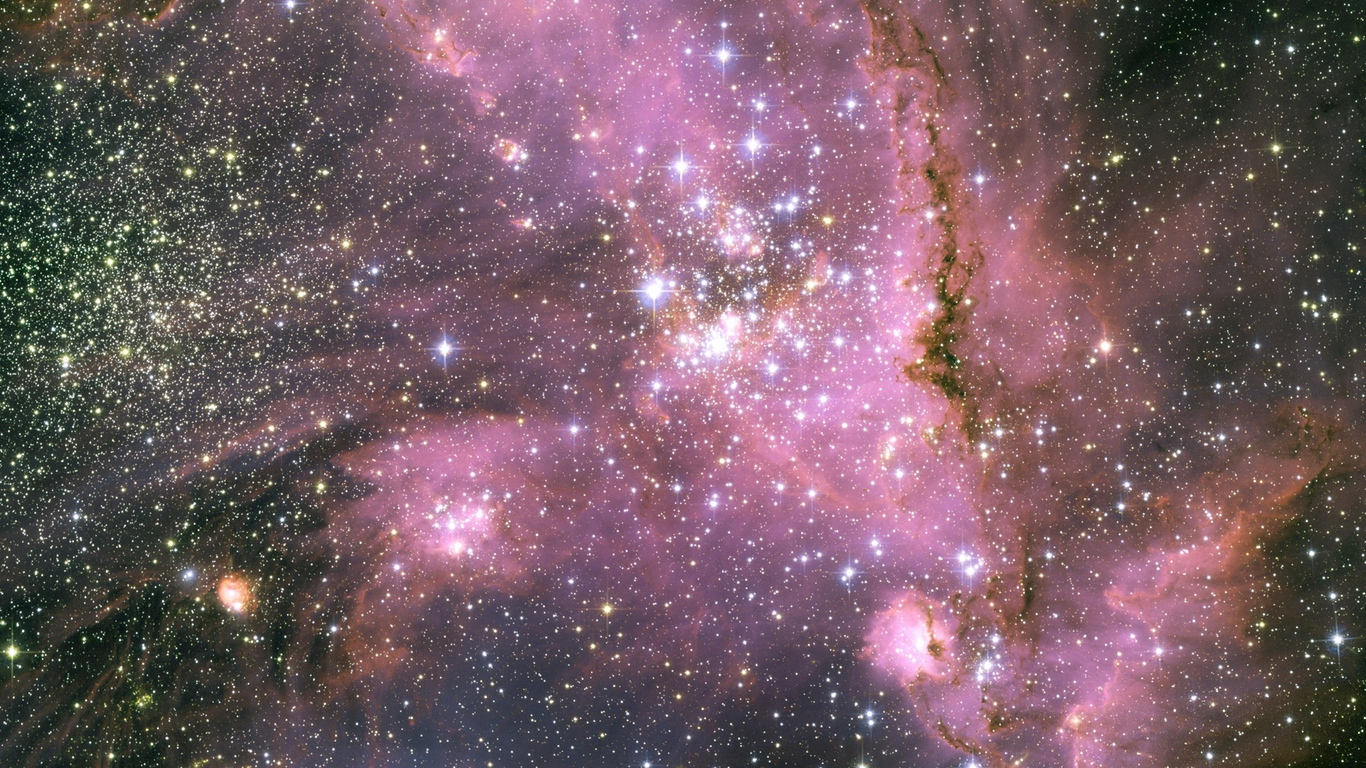 Pink Galaxy Wallpaper - Light Pink Galaxy Background , HD Wallpaper & Backgrounds