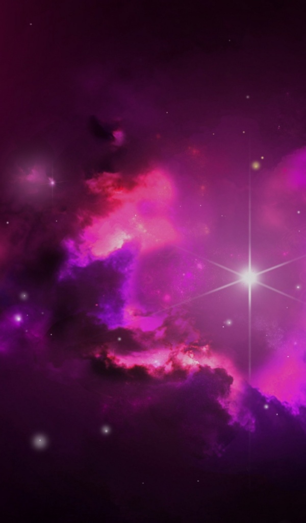 Galaxy Star Wallpaper Pink , HD Wallpaper & Backgrounds