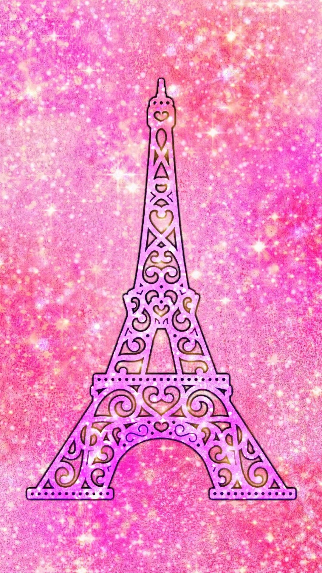 I Believe In Love Galaxy Wallpaper - Glitter Background With Paris , HD Wallpaper & Backgrounds