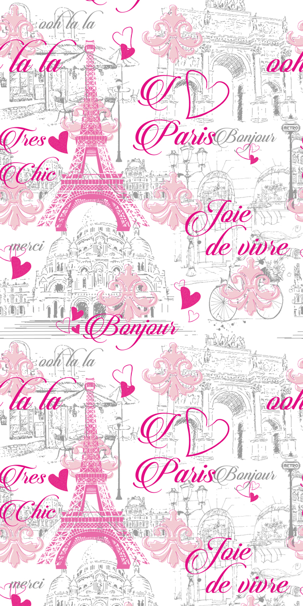 Pink Paris Wallpaper For Pinterest - Paris Wallpaper Pink , HD Wallpaper & Backgrounds