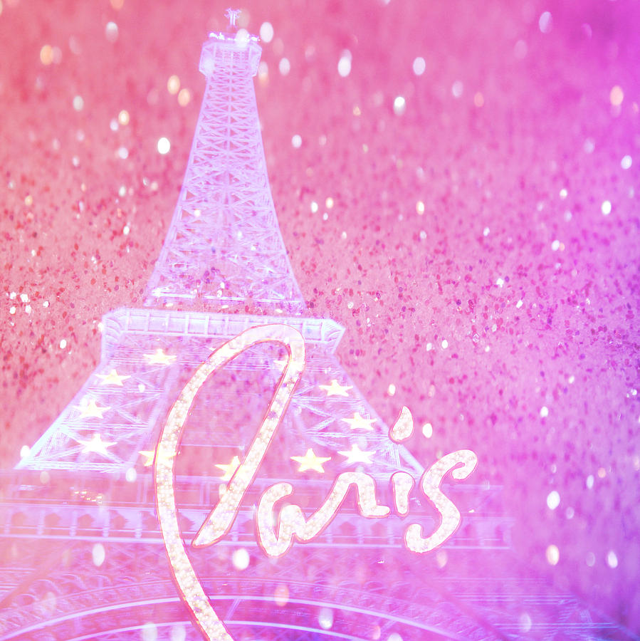 Pink Paris Eiffel Tower - Pink Glitter Paris , HD Wallpaper & Backgrounds