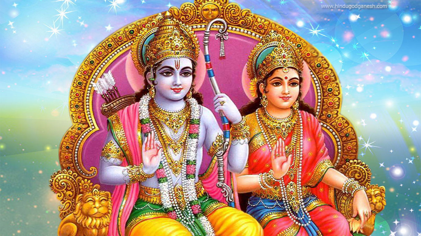 Sita Ram Wallpaper Full Size - High Resolution Lord Rama And Sita , HD Wallpaper & Backgrounds