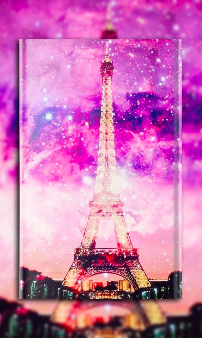 Paris Wallpapers Eiffel Tower,city Of Light,girly For - Eiffel Tower At Night , HD Wallpaper & Backgrounds