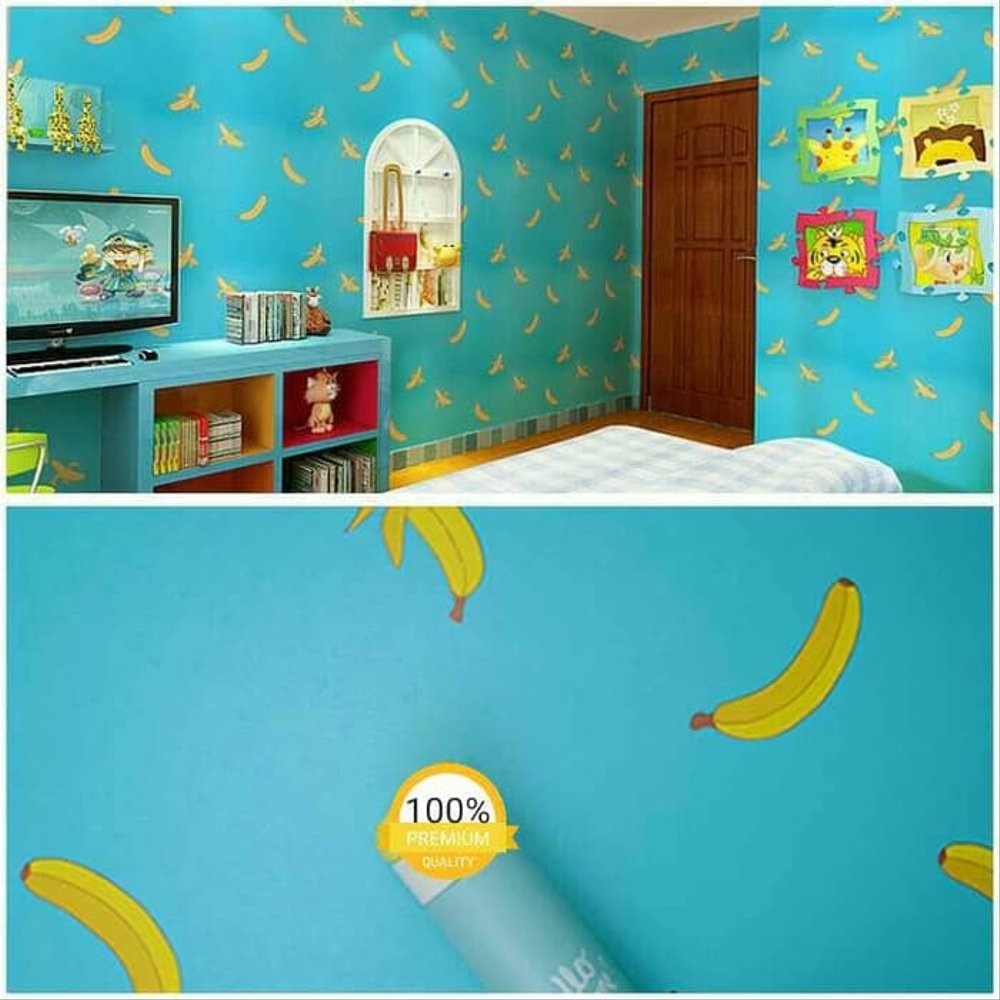 Sticker Dinding Warna Biru , HD Wallpaper & Backgrounds