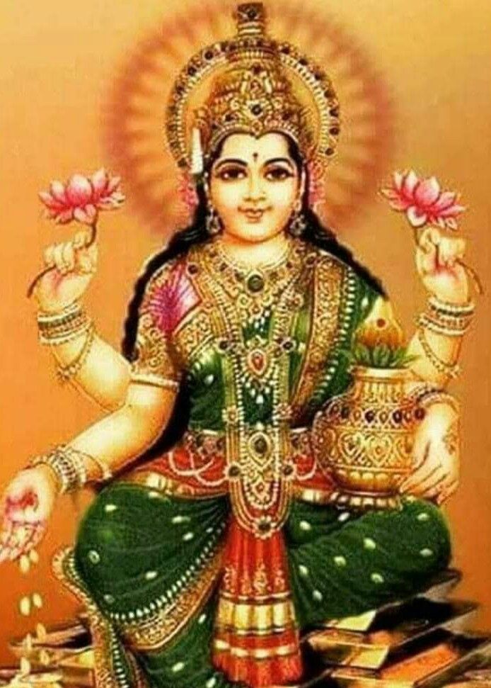 Goddess Lakshmi , HD Wallpaper & Backgrounds