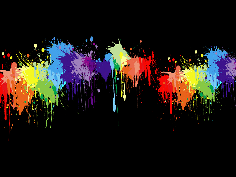 Black Background With Paint Splatter , HD Wallpaper & Backgrounds