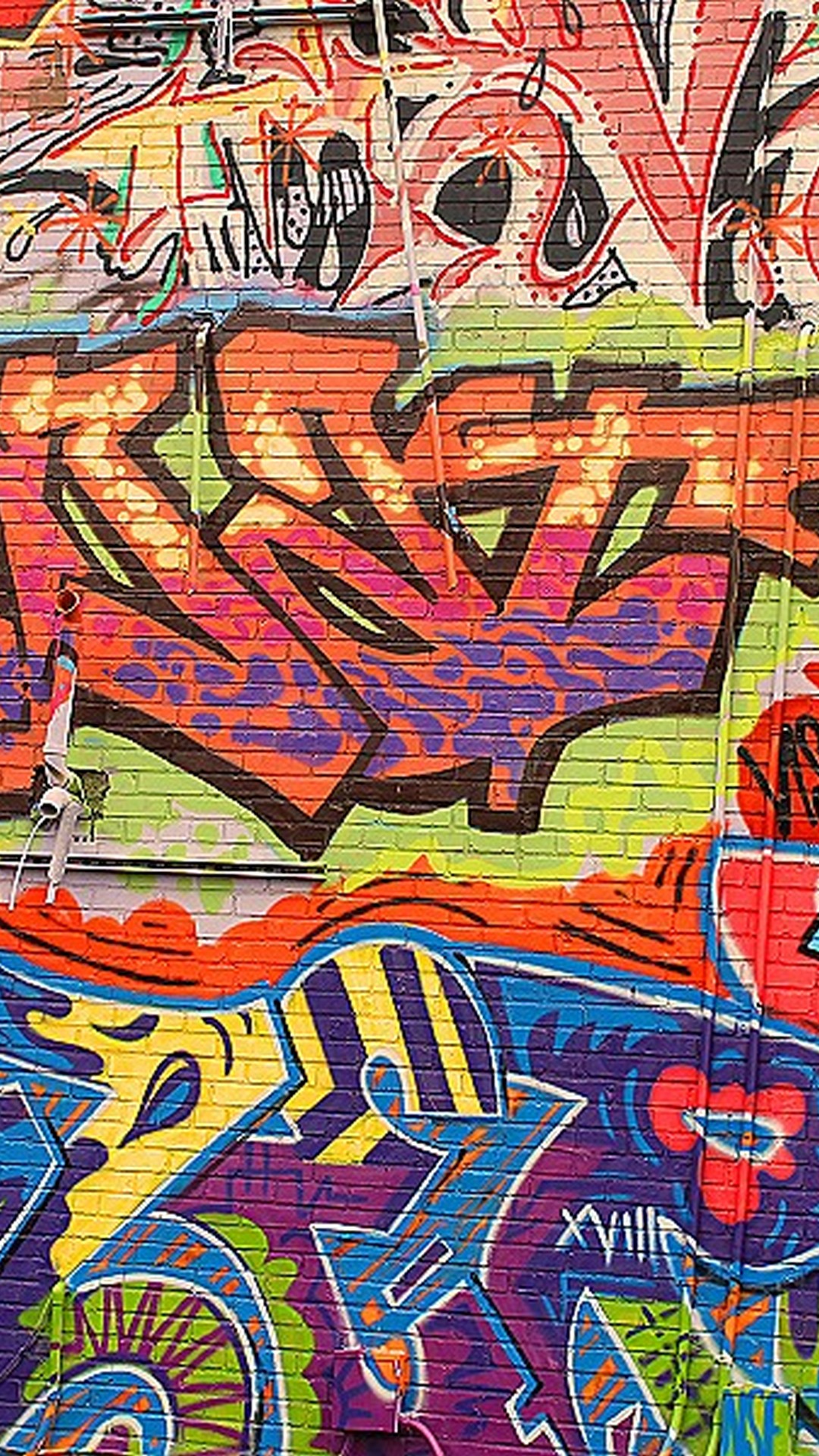 Graffiti Letters Wallpaper For Android With Image Resolution - Street Art Brooklyn Graffiti , HD Wallpaper & Backgrounds
