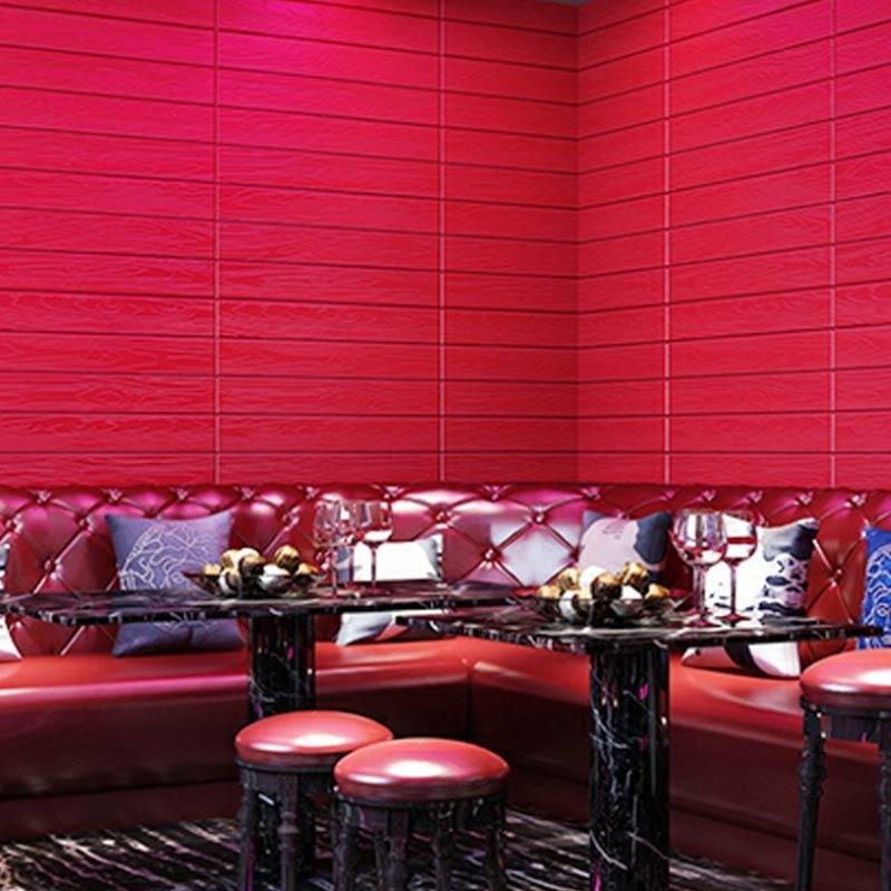 Wallpaper Merah - Merah - Dinding Foam 3d Kayu , HD Wallpaper & Backgrounds