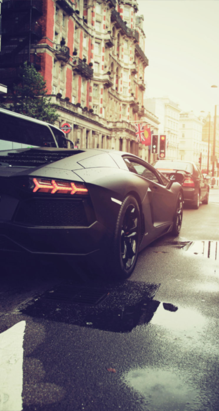 Black Lamborghini Wallpaper Iphone , HD Wallpaper & Backgrounds