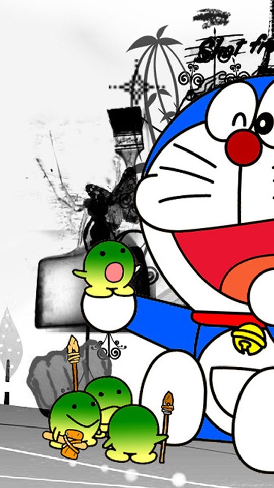 Gambar Wallpaper Doraemon Hitam Keren